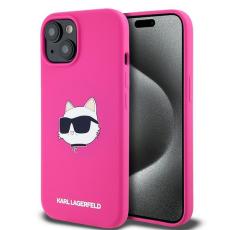 KARL LAGERFELD - Karl Lagerfeld Mobilskal till iPhone 15 Plus MagSafe Silicone Choupette