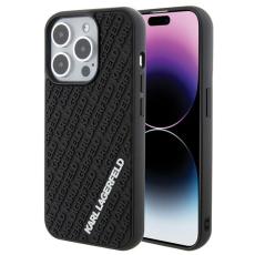KARL LAGERFELD - Karl Lagerfeld iPhone 15 Pro Skal MagSafe 3D Rubber Multi Svart