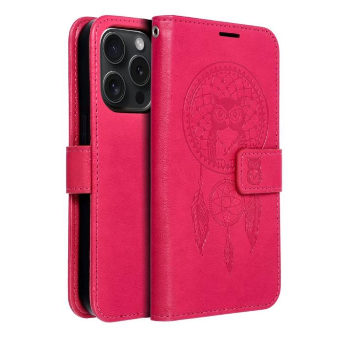 OEM - iPhone 15 Pro Plånboksfodral Mezzo - Magenta