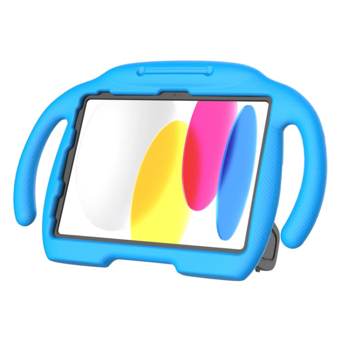 A-One Brand - iPad 10.9 (2022) Skal EVA Kickstand Handle - Blå