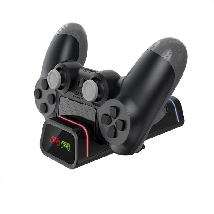 UTGATT5 - Dobe Laddningsdocka för PS4-kontroller - Svart