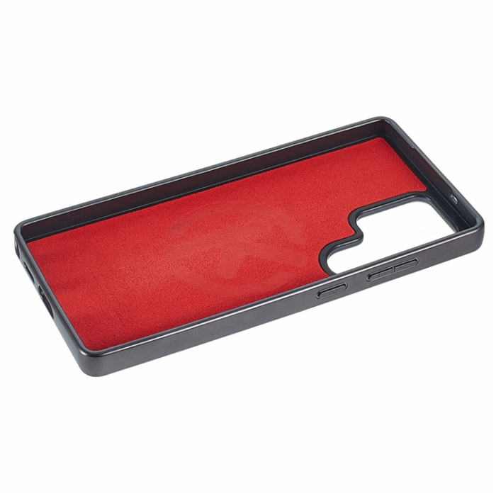 KIGC - KIGC Galaxy S25 Ultra Mobilskal MagSafe PC+TPU Läder - Svart