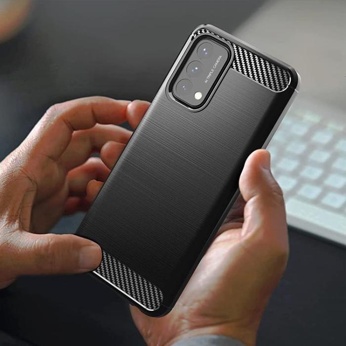 OEM - Carbon Flexible Skal OnePlus Nord N200 5G - Svart