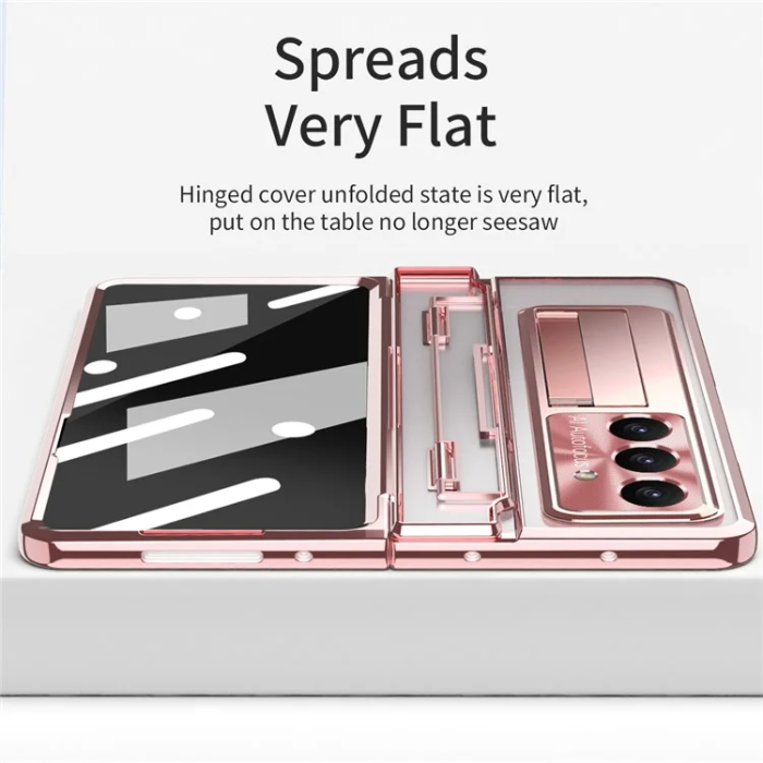 A-One Brand - Galaxy Z Fold 7 Mobilskal Kickstand med Skärmskydd