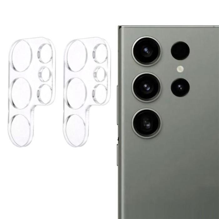 OEM - [2-PACK] Galaxy S24 Ultra Kameralinsskydd i Härdat glas - Clear
