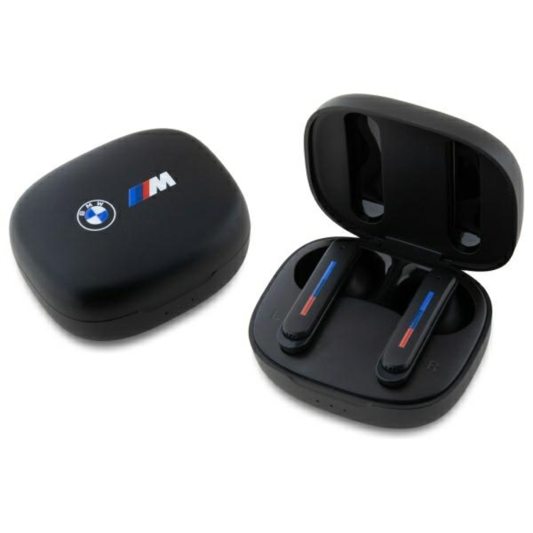 BMW In-Ear Hörlurar TWS Printed Logos - Svart | 505771 | AlltMobil