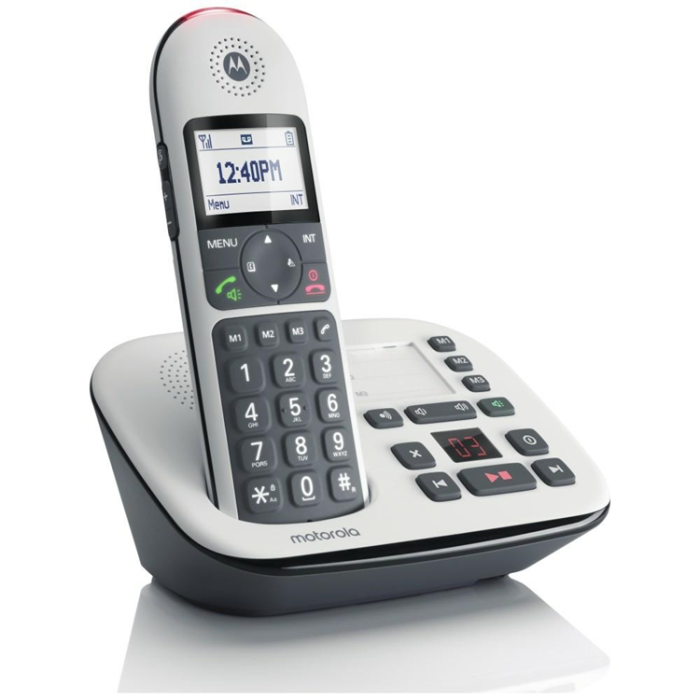 Motorola - Motorola Trådlös Fast Hemtelefon CD5011 - Vit