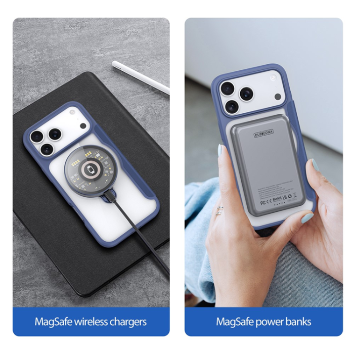 Dux Ducis - Dux Ducis iPhone 17 Pro Plånboksfodral MagSafe Skin X Pro Kickstand