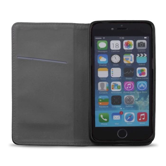 OEM - iPhone X/XS Smart Magnet Skal - Skyddande Svart Fodral