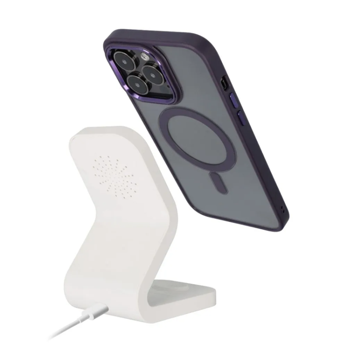 OEM - iPhone 12 Pro Max Mobilskal Magsafe Color Edge - Lila