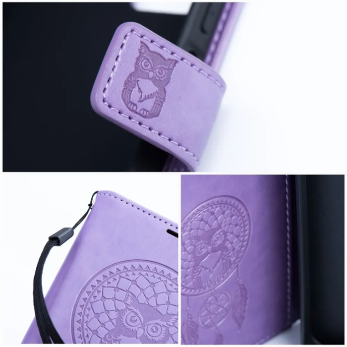 OEM - Mezzo Dreamcatcher iPhone 12/12 Pro Plånboksfodral - Lila
