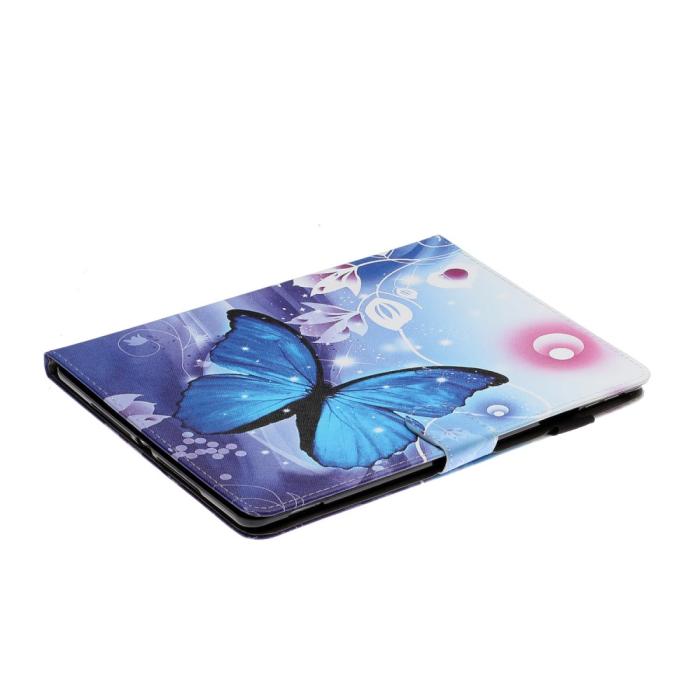OEM - iPad 10.2 (2021/2020/2019) / Air 3 10.5 (2019) Fodral - Blå Butterfly