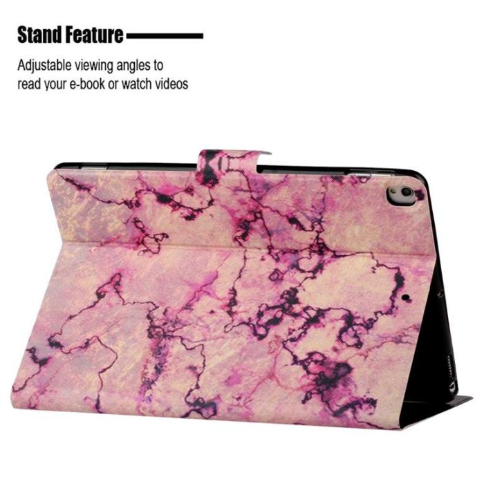 OEM - iPad 10.2 (2021/2020/2019) Fodral - Lila marmor