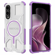 BIBERCAS - BIBERCAS Galaxy S25 Edge Mobilskal MagSafe J-16 - Lila