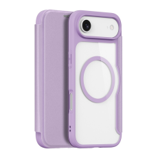 Dux Ducis - Dux Ducis iPhone 17 Air Plånboksfodral MagSafe Skin X Pro - Lila Rosa