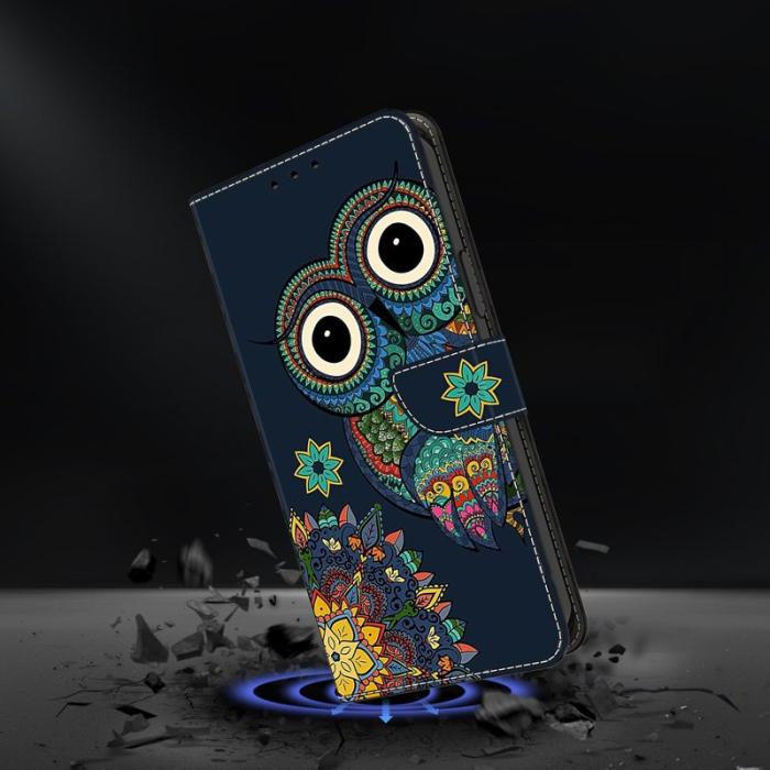 OEM - Samsung Galaxy S26 / S26 Pro Plånboksfodral Mönstertryck Konstläder Flip - Bla