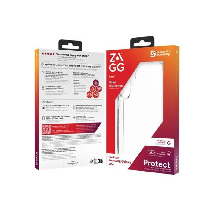 Zagg - ZAGG Galaxy S24 Mobilskal Luxe - Transparent