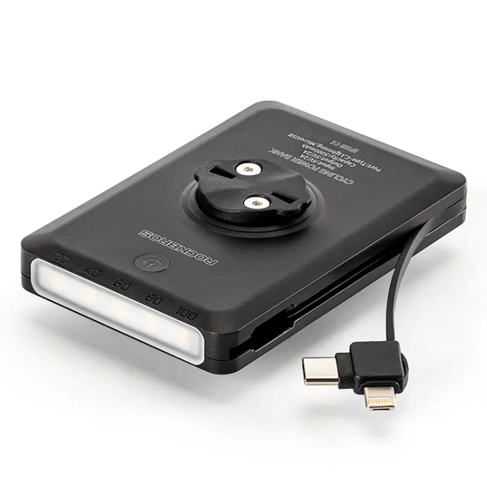 Rockbros - Rockbros Främre Cykelljus med Powerbank 5000mAh 150lm - Svart
