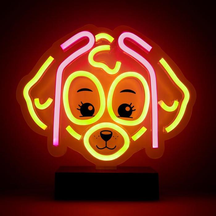 PAW PATROL - Paw Patrol LED Neon Light SKYE på Stativ