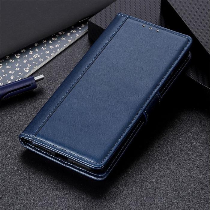 KHAZNEH - KHAZNEH Galaxy S23 Plus Plånboksfodral Stand Flip PU Läder - Blå