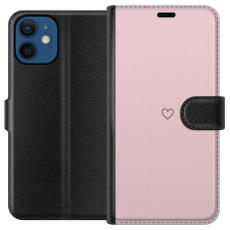 iSecrets - Pl&aring;nboksfodral till Apple iPhone 12 med Litet Hj&auml;rta