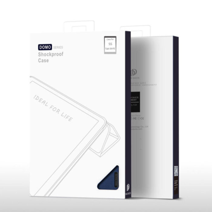 DuxDucis - Dux Ducis Galaxy Tab S9 FE Plus Fodral Domo Eco Läder - Blå
