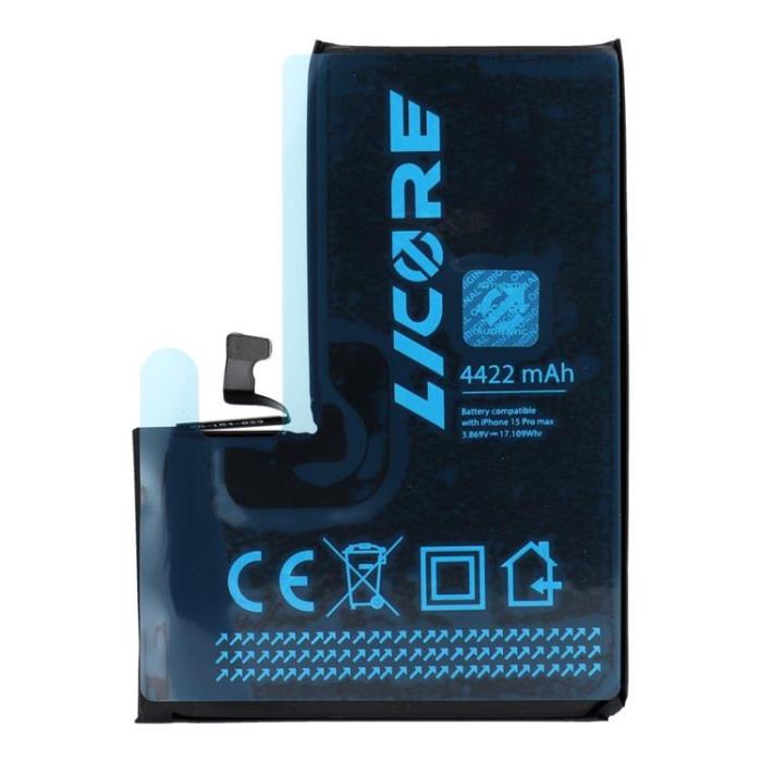 A-One Brand - iPhone 15 Pro Max Batteri 4422mAh LICORE
