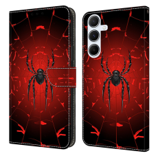 A-One Brand - Galaxy A17/A26 Plånboksfodral PU-läder Pattern Printing - Röd