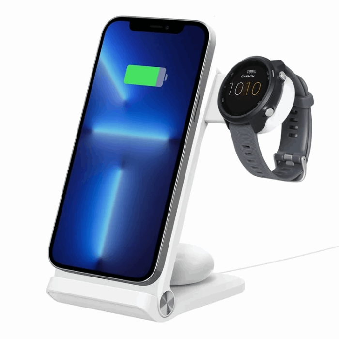 Nillkin - 3-in-1 Trådlös Laddare Samsung Galaxy - Buds - Watch - Vit