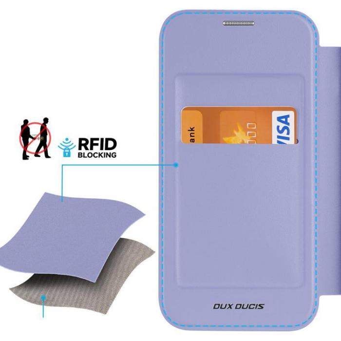 Dux Ducis - Dux Ducis Galaxy S24 Plus Plånboksfodral Magsfae Skin X Pro - Lila