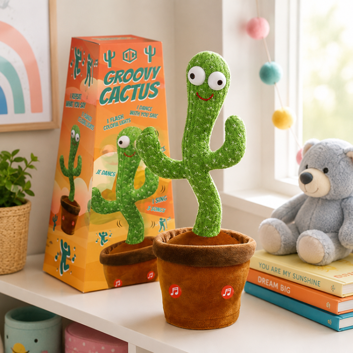 Original Cup - Groovy Cactus Dansande och Talande Kaktus