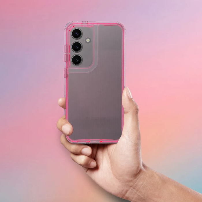 OEM - Xiaomi Redmi 14C Mobilskal Matrix Clear - Rosa