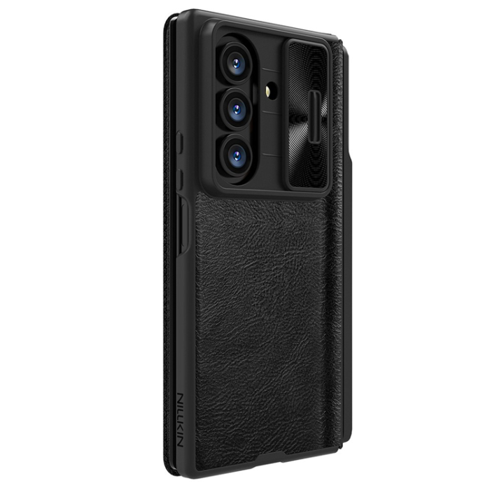 Nillkin - Nillkin Galaxy Z Fold 7 Plånboksfodral Qin Pro - Svart