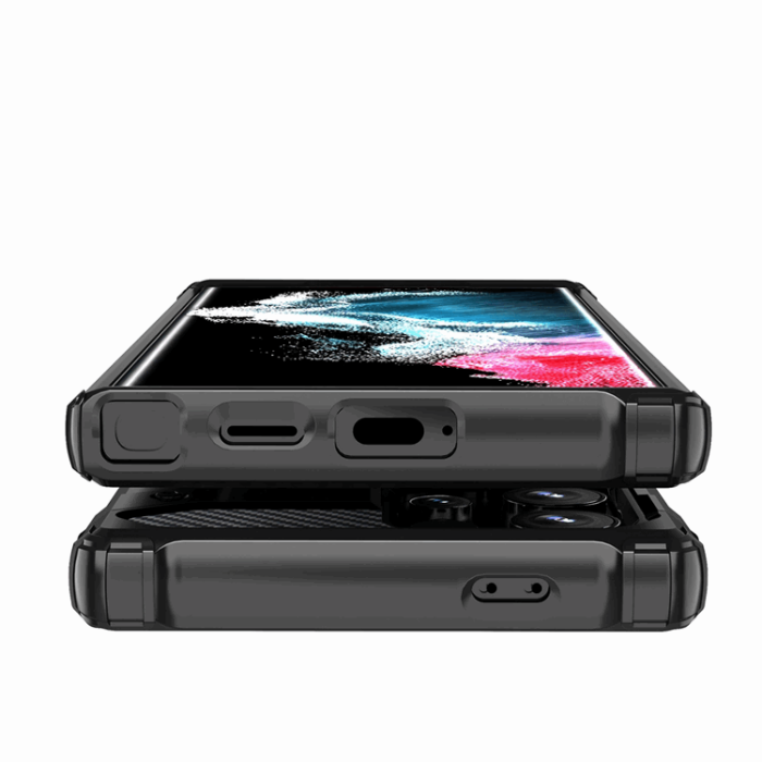 OEM - Galaxy S25 Ultra Mobilskal Hybrid Armor - Svart