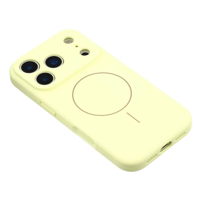WANLONFENG - WANLONFENG iPhone 17 Pro Max Mobilskal MagSafe XQ1 - Gul