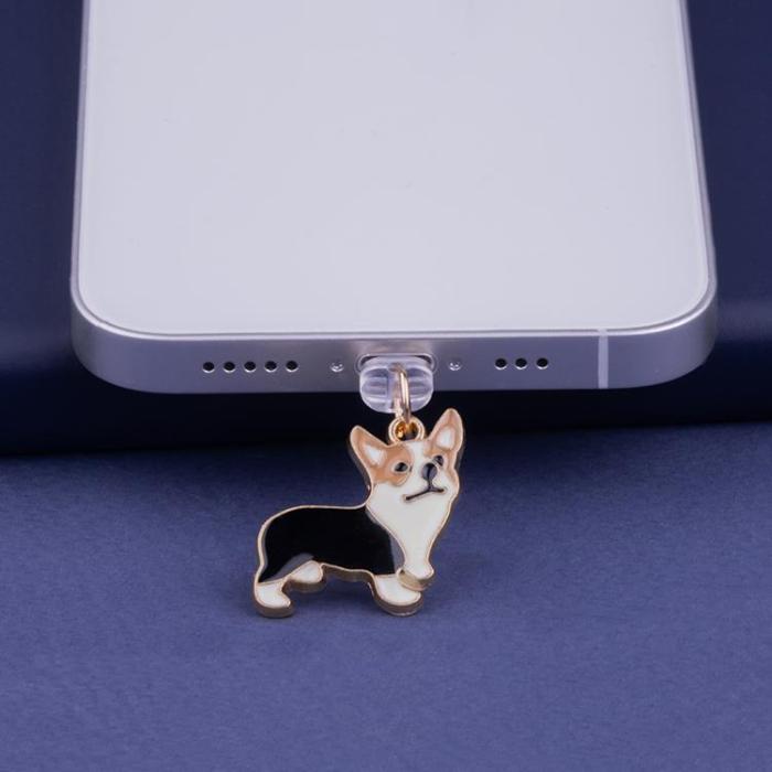OEM - Hängande Charms HUNDAR för Mobil (USB-C)