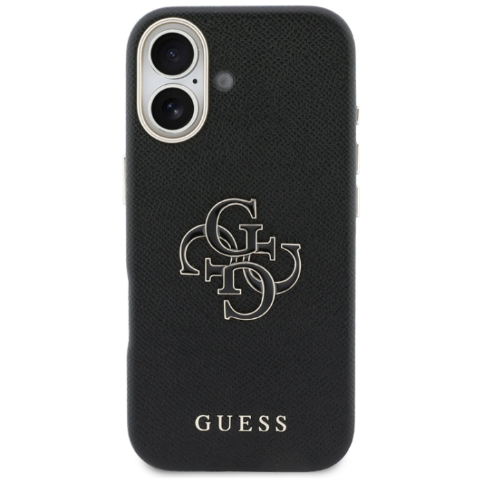 Guess - Guess Mobilskal iPhone 17 FW Resin Logo - Svart
