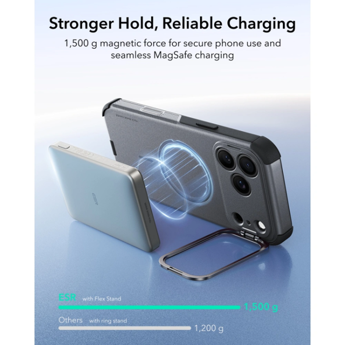 ESR - ESR Mobilskal För iPhone 17 Pro/18 Pro Magsafe Cyber Tough Kickstand