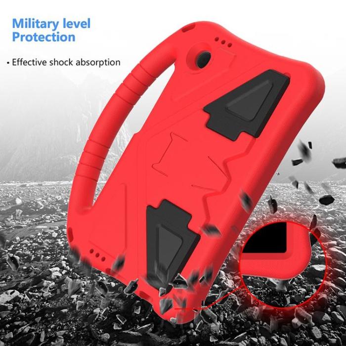 A-One Brand - Galaxy Tab A9 Skal Kickstand Shockproof - Röd
