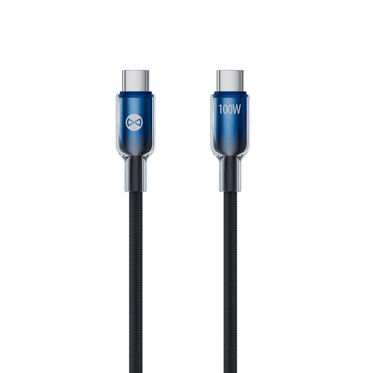 Forever USB-C Till USB-C 100W Kabel 1m Ombre - Svart | 3541 | AlltMobil