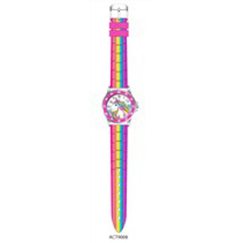 ACCUTIME Klocka Time Teacher Rainbow Unicorn