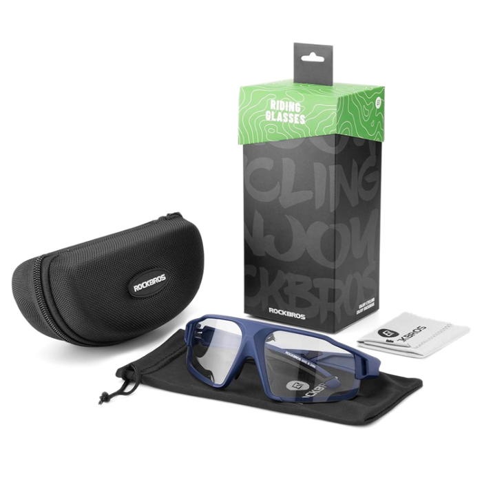 Rockbros - Rockbros SP216BL Photochromic UV400 Cykelglasögon - Blå