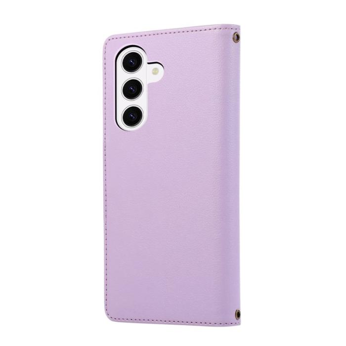 OEM - Mobilfodral för Samsung Galaxy S26 Plus Konstläder Flera kortfack - Lila