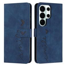 OEM - Mobilfodral f&ouml;r Samsung Galaxy S26 Ultra St&auml;llfunktion Konstl&auml;der - Bl&aring;