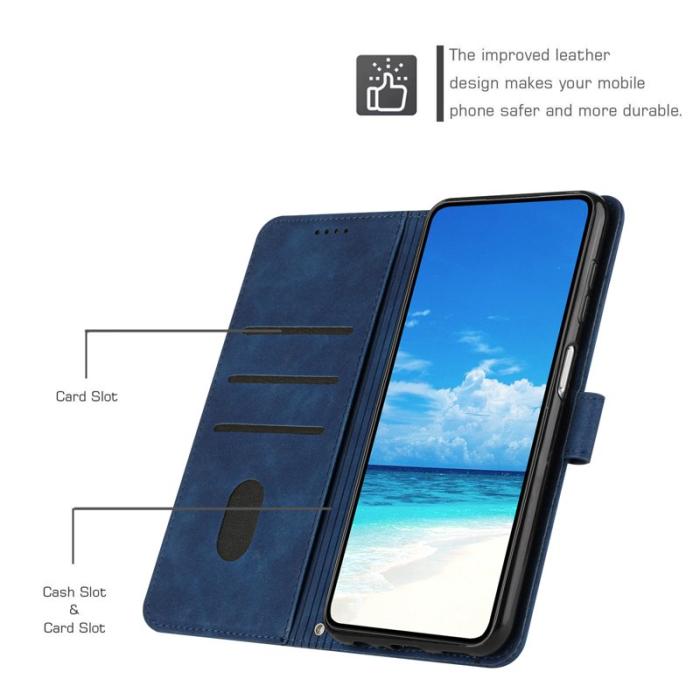 OEM - Mobilfodral för Samsung Galaxy S26 Ultra Ställfunktion Konstläder - Blå