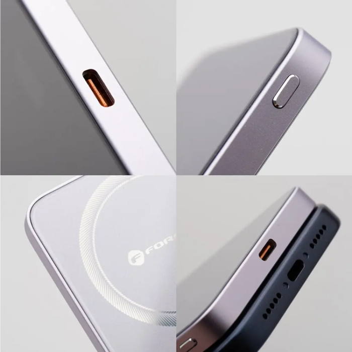 Forcell - Forcell Powerbank 5000 mAh Magsafe 15W Superslim - Lila