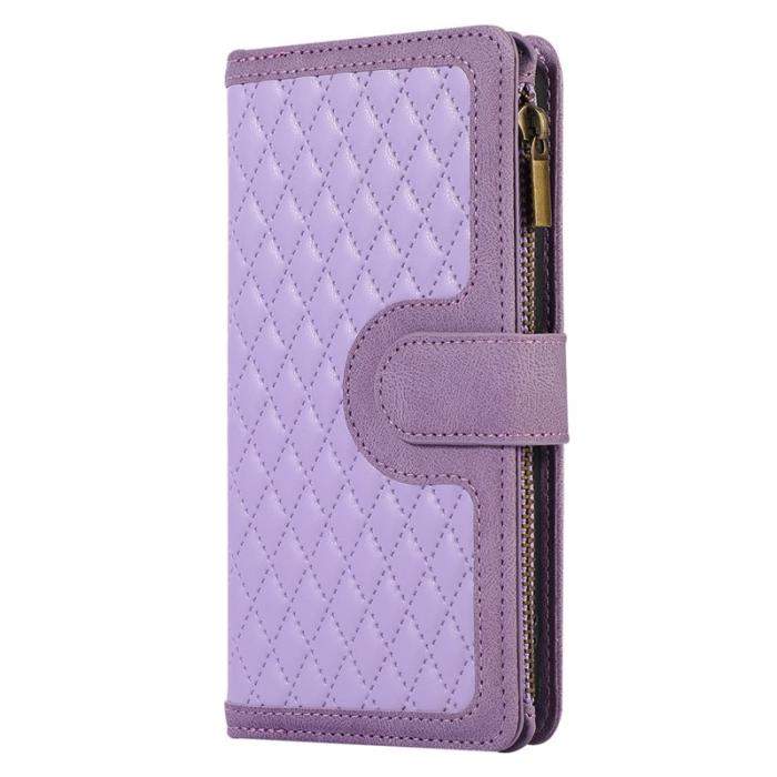 OEM - Mobilfodral för Samsung Galaxy S26 Ultra Konstläder 9 kortfack - Lila