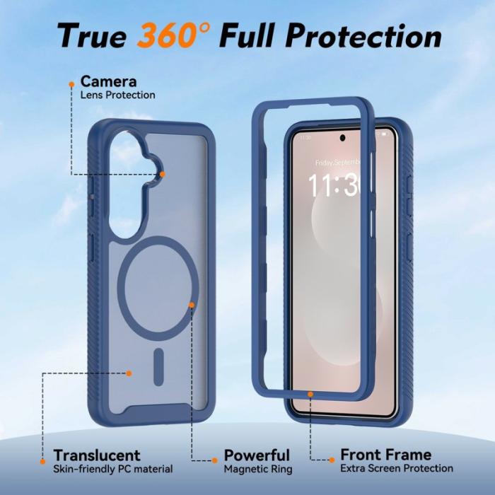 OEM - Mobilskal för Samsung Galaxy S26 Magnetiskt 2 i 1 PC + TPU - Blå