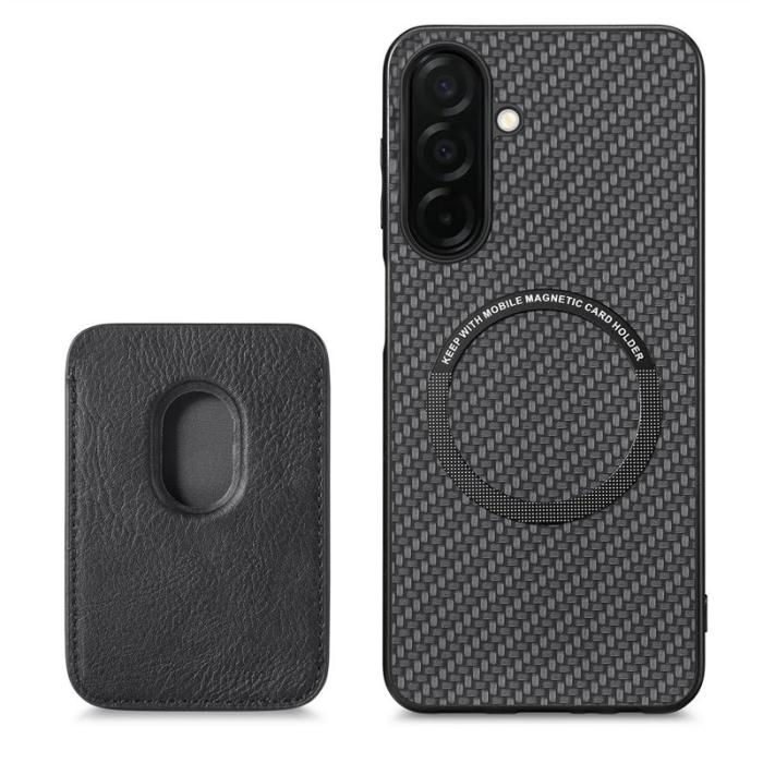 OEM - Mobilskal för Samsung Galaxy S26 Plus Magnetiskt Kortfack - Svart