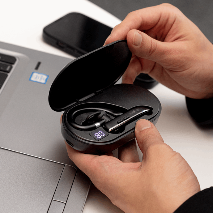 Joyroom - Maxlife Bluetooth Trådlösa Hörlura med laddningsskal - Svart